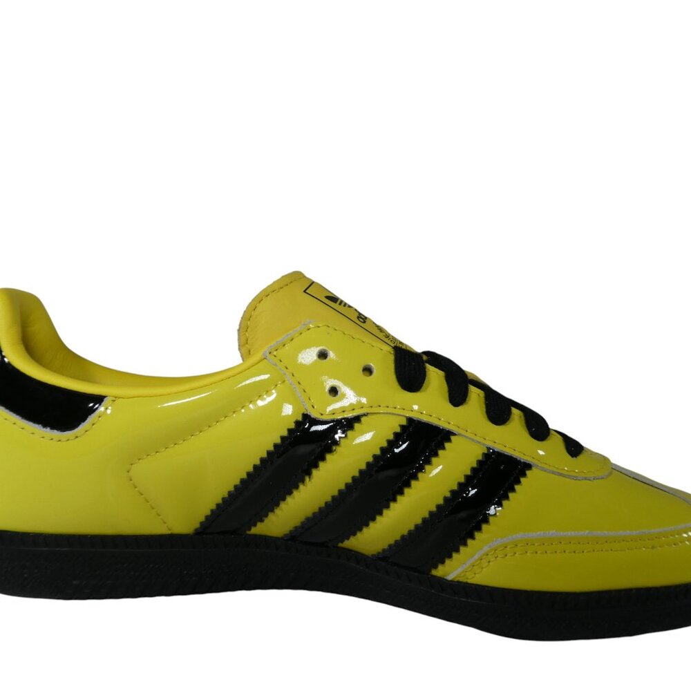 Adidas Women’s Samba JR8749 Size‎ 8.5 Yellow Black Leather Sneakers - Picture 7 of 13